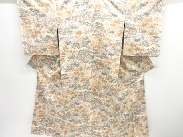 JAPANESE KIMONO / TSUMUGI / WOVEN FESTIVAL PATTERN